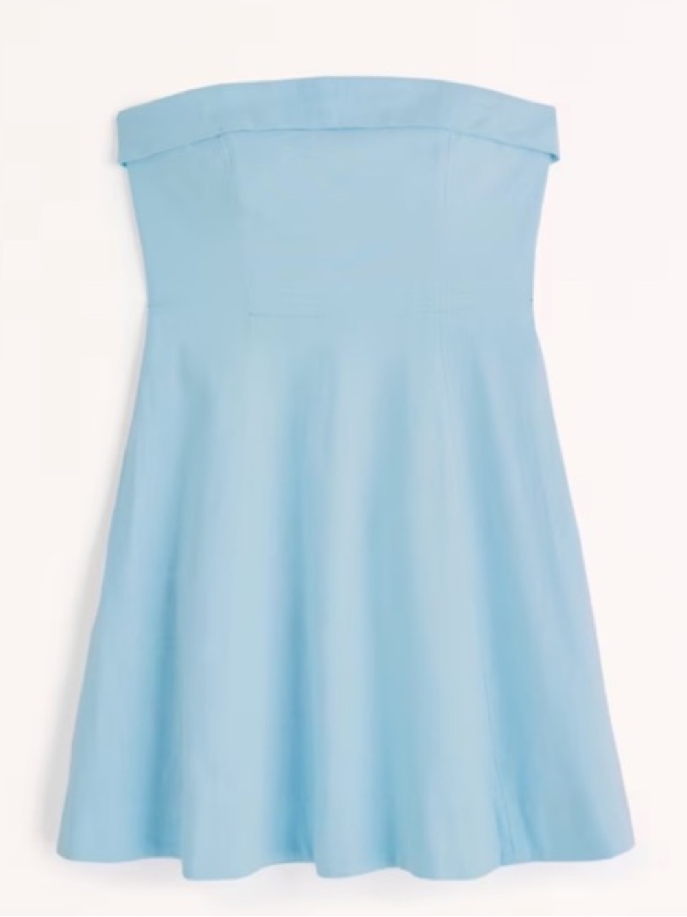 Abercrombie & Fitch Blue Linen Dress